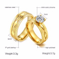 Custom Fancy Cool Gold Women Rings Designs For Couples